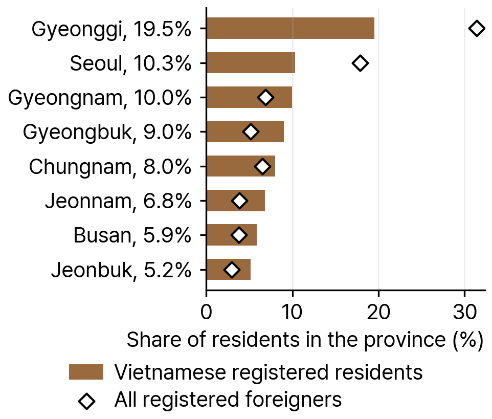 Registered Vietnamese Residents by Province, 2024